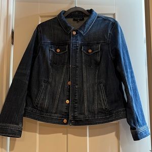 XL Petite Talbots jean jacket
